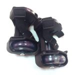 LED Light Up Clip On Heelie Wheelies – Black