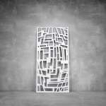 Laser Cut Screen - Design 079 - 2000 X 1000 X 20 Matt White Indoor