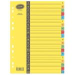 Bantex Divider Board A4 - A-z Printed