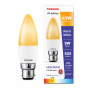 Toshiba B22 LED Candle Light Bulb 5W Warm White 3000K - 100PCS