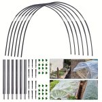 54 90PCSGREENHOUSE Hanging Rings For Plant Tunnels Rust-resistant Fiberglass Support Ring Frames For Garden Fabric Anti-bird And
