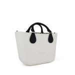 Fenn Petite White Pattern 10 Inner Gold Zip Black Comfortable Short Swivel Microfibre Handle - Ys Travel Bags