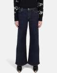 Sissy Boy Kristy Wide Leg High Waist Wide Forever Blue Jeans - 16 Blue