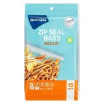 Pnp Food Bags Zip Seal Medium 15EA