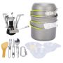 Lightweight Camping Cookware Cutlery 13PCS Set