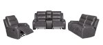 Lara 221 Seater 3 Action With Console Mottled Grey – KLA2215P3AFBMG