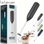 1pc Lalayuan Powerful Electric Milk Frother Mini Milk Foamer Handheld Electric Whisk Battery Operated (Not Included) Drink Mixer Hand Mixer For Coffee Electric Wireless