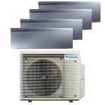 Daikin Multi-split 4 Rooms 9000 + 9000 + 9000 + 9000 Btu Emura Silver