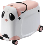 Panda Ride-on Trolley Suitcase Pink