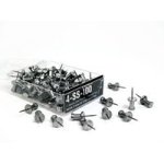 Aluminium And Stainless Steel 1 2IN Push Pin - Box Of 100