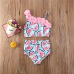 Watermelon Ruffle Bikini Swimsuit