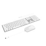 Zagg Desk Keyboard Mouse Combo - Silver