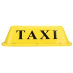 12V LED Magnetic Taxi Sign Yellow Case