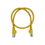 Linkbasic 50CM Utp CAT5E Flylead - Yellow