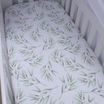 Cot Fitted Sheet Full Small Branches