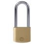 40MM Brass Padlock Long Shackle PACK1