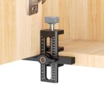 2-IN-1 Cabinet Door Mounting Jig Adjustable Cabinet Door Installation Positioner Cabinet Door Positioning Tool Jig For Installin