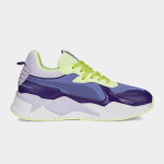 Puma Men's X Master Of The Universe Rs-x Skeletor Violet lime Sneaker