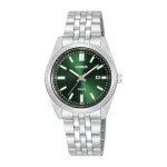 LORUS Ladies Dark Green Sunray Dial Watch