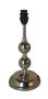 Litex Lamps Chrome Double Metal Ball Table Lamp