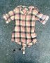 Earth Child Pink And Blue Checked Dress 6/12M
