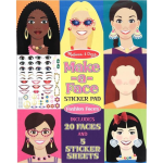 4AKID Melissa & Doug Reusable Sticker Pad - Face It