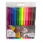 Khoki Pens Coloured Markers 12 Pack