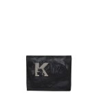 Shiny Leather Wallet -black
