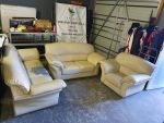 3 Piece Leather Lounge Suite For R2950