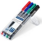 Staedtler Lumocolor Permanent Universal Fineliner - Medium 4 Pack