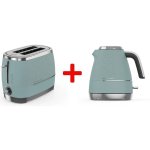 Cosmopolis Bullet Kettle & 2 Slice Toaster Combo Teal WKM8307T + TAM8202T