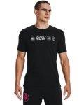 Men's Ua Run Anywhere Short Sleeve - Black Sm