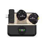 Gc Dual Wireless Lavalier Microphone With Charging Case Type-c Magnetic Noise Reduction 48H Battery