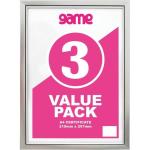 Abby Photo Frame 3 Pack Silver