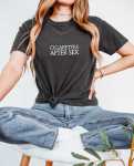 Your Lips My Lips Front And Back Print T-Shirt