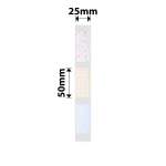 NB368 - - D101 Only - 25X50MM - 130 Mixed Pattern Labels