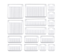 Pack Of 16 Baby Bins / Drawer Organisers