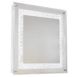 Polished Chrome And Crystal Mirror With On Off Switch