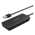 Orico 3 Port USB3.0 Hub With Tf And Sd Card Reader - Black