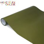 Classic Matt Olive Heat Transfer Vinyl 500MMX1M