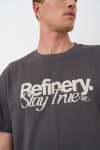 Graphic Oversized T-Shirt - XL Stone
