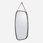 Idyllic Bamboo Mirror Large - Black