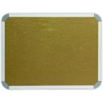 Parrot Notice Board Info Board Aluminium Frame 1000 X 1000MM Beige