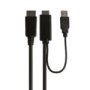 GIZZU HDMI To Display Port 1.8M Cable Black