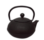 - Cast Iron Chinese Teapot - Black - 600ML