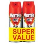 Mortein Low Odour Aerosol Multi Insect Killer Spray 300ML 2 Pack
