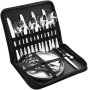 Stainless Steel Camping Cutlery Set Portable Takeaway Utensils For Travel