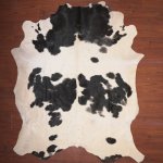 Bs Grade Nguni Hide 108 Black white XXL - Extra Extra Large Black white Spotted