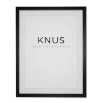 Black Skinny Frame - A2 - 420 X 594 Mm With Mounting Board