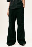 Canvas Cargo Trousers - Black